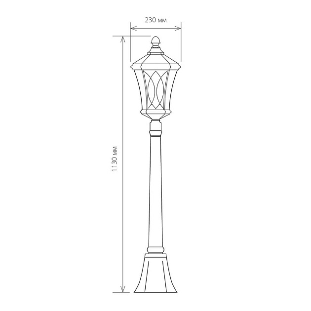 Уличный светильник Elektrostandard Virgo F капучино a031924 Фото № 3