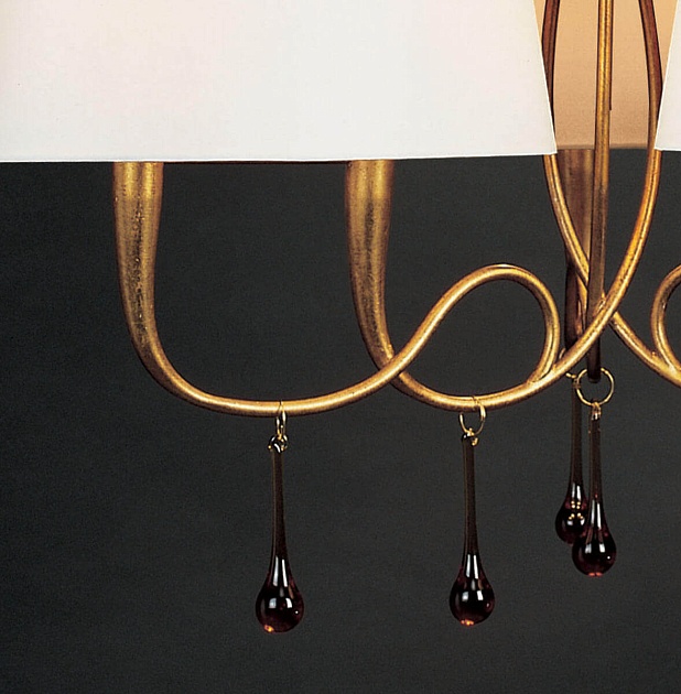 Подвесная люстра Mantra Paola Painted Gold 3540 Фото № 6