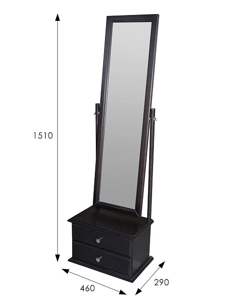 Зеркало напольное Мебелик Селена 000345 изображение 3 Зеркало напольное Мебелик Селена 000345 Фото № 3