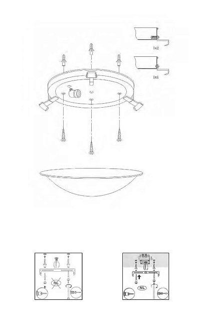 Настенно-потолочный светильник Lucide Alabaster 07113/30/68 Фото № 4
