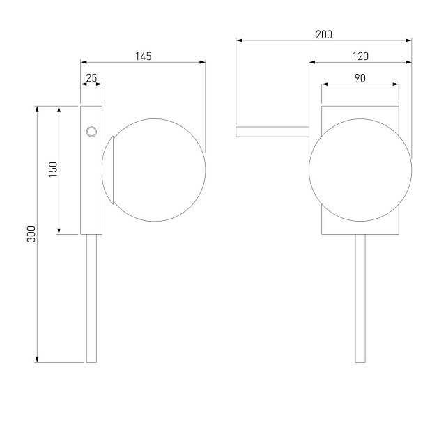 Настенный светильник Eurosvet Fredo 40036/1 белый Фото № 2
