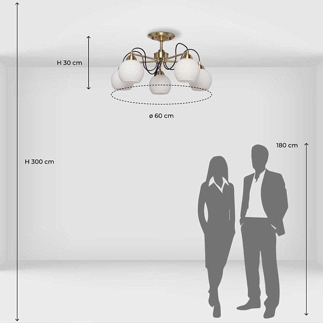 Люстра потолочная De City Вита 220014305 Фото № 10