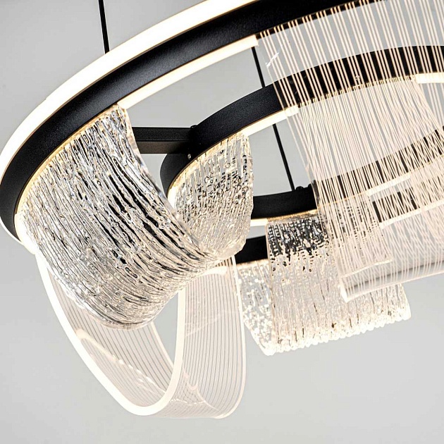 Подвесной cветильник LED4U L7706-460 BK изображение 2 Подвесной cветильник LED4U L7706-460 BK Фото № 2