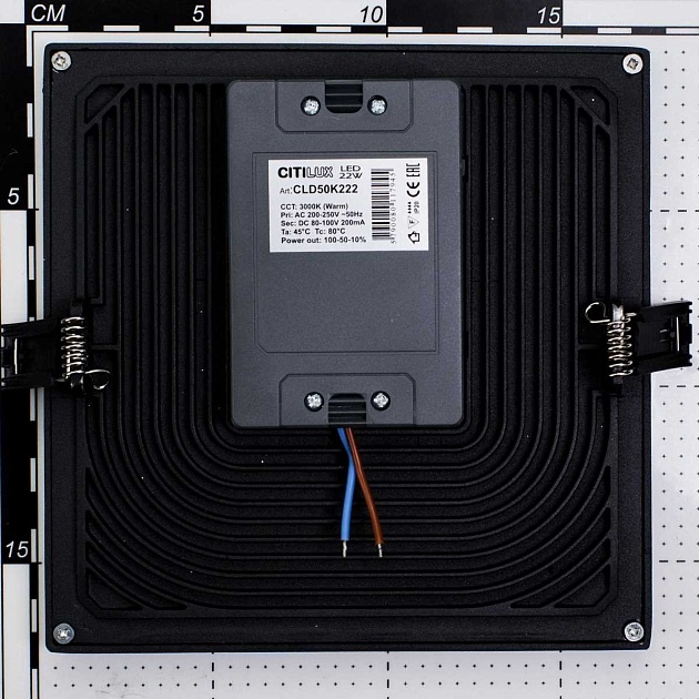 Встраиваемый светодиодный светильник Citilux Омега CLD50K222 Фото № 5