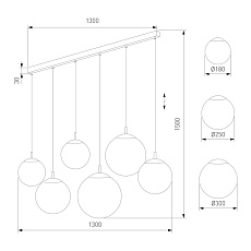 Подвесной светильник TK Lighting 4792 Esme 1