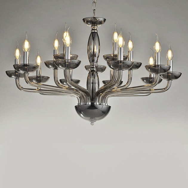 Подвесная люстра Newport 12615/C smoke М0062019 Фото № 2