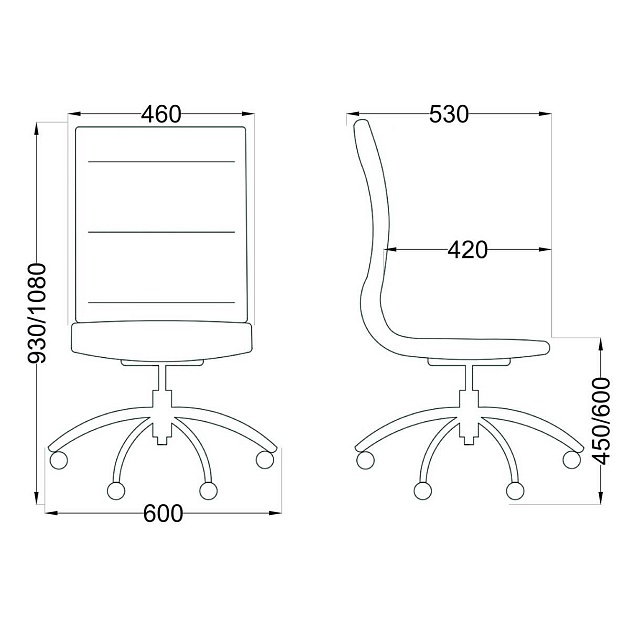 Офисное кресло AksHome Grace серый, экокожа 54905 изображение 2 Офисное кресло AksHome Grace серый, экокожа 54905 Фото № 2