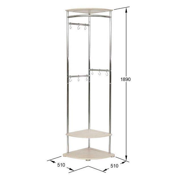 Гардеробная вешалка Мебелик Универсальная 006699 Фото № 3