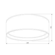 Потолочный светильник TK Lighting 3433 Bilbao White Gold 1