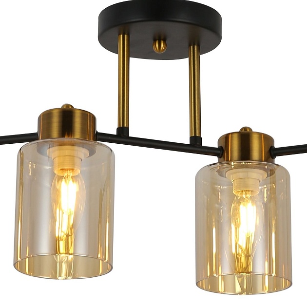 Потолочная люстра Illumico IL6111-4COU-79 BK GD Фото № 3