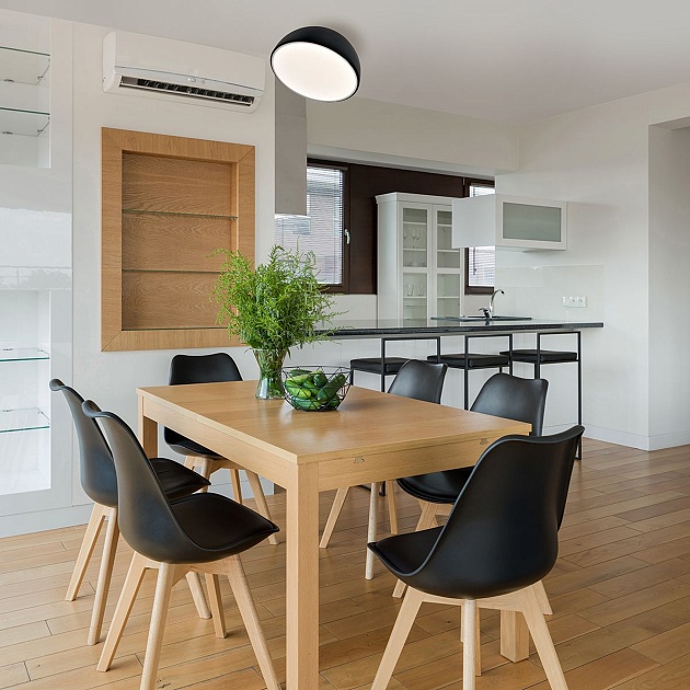 Потолочный светодиодный светильник Escada 20025SMA/01LED BK изображение 2 Потолочный светодиодный светильник Escada 20025SMA/01LED BK Фото № 2