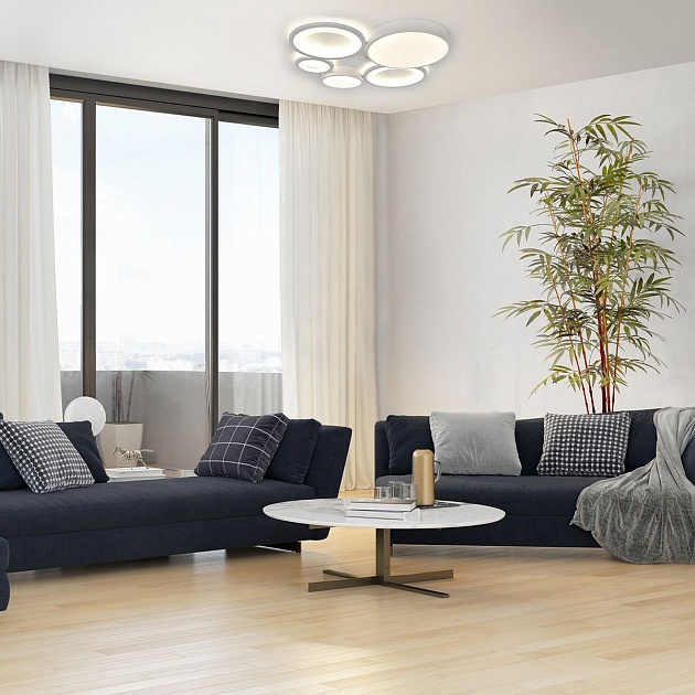 Потолочный светодиодный светильник Escada Streamline 10286/5LED изображение 2 Потолочный светодиодный светильник Escada Streamline 10286/5LED Фото № 2