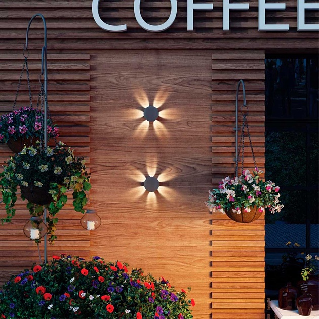 Уличный настенный светодиодный светильник Novotech Street Calle 358463 изображение 4 Уличный настенный светодиодный светильник Novotech Street Calle 358463 Фото № 4