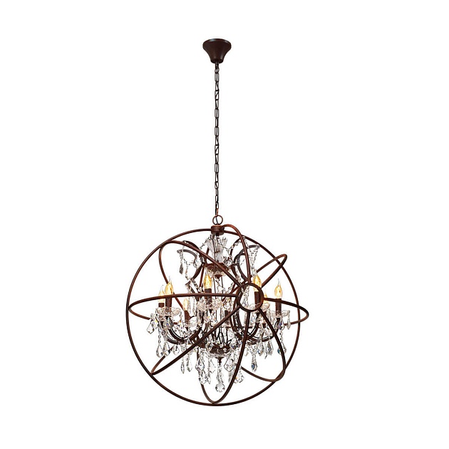 Подвесная люстра Loft IT Foucaults Orb Crystal Loft1897/8 Фото № 1