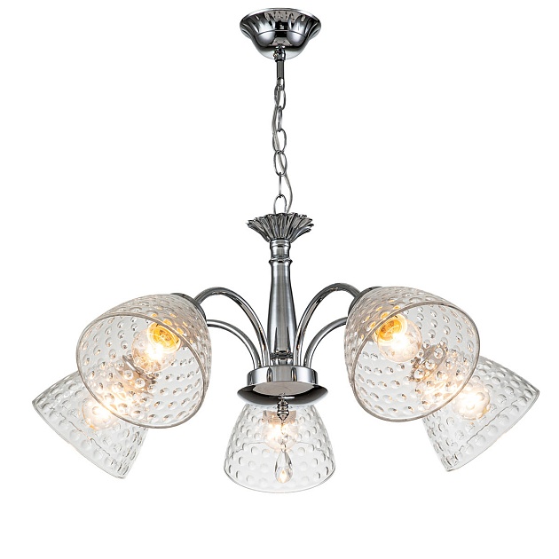 Подвесная люстра Escada Freesia 658/5PL Chrome изображение 1 Подвесная люстра Escada Freesia 658/5PL Chrome Фото № 1