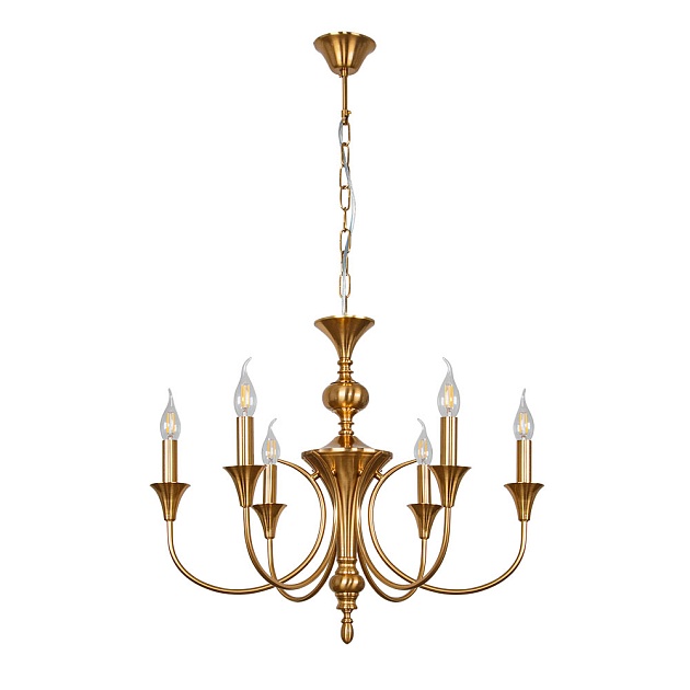 Подвесная люстра Arte Lamp COLLINETTA A4094LM-6PB изображение 1 Подвесная люстра Arte Lamp COLLINETTA A4094LM-6PB Фото № 1