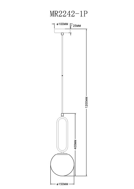 Подвесной светильник MyFar Pierre MR2242-1P изображение 2 Подвесной светильник MyFar Pierre MR2242-1P Фото № 2