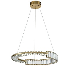 Подвесной светодиодный светильник Indigo FRIZZANTE 12015/1PL Brass V000041L 1