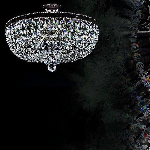 Потолочный светильник Artglass Gerta Dia 450 Nickel CE Фото № 2