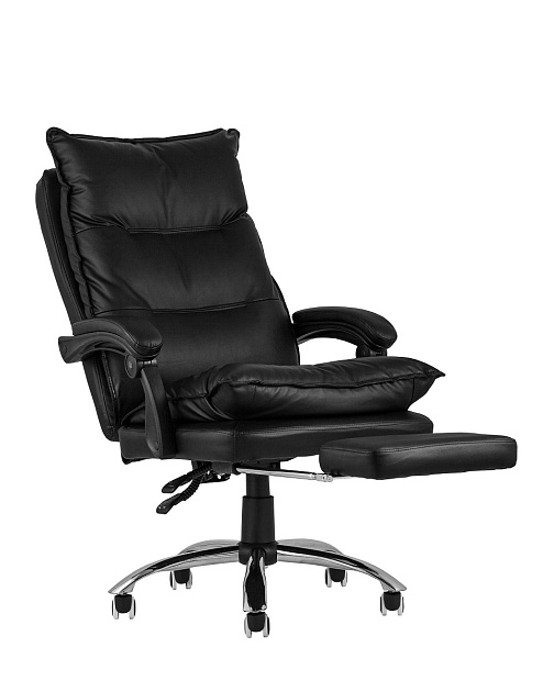 Кресло руководителя TopChairs Alpha черное D-401 black Фото № 2