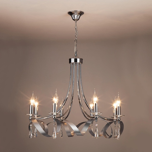 Подвесная люстра Eurosvet 60064/8 хром Фото № 4