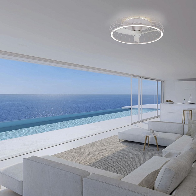 Потолочная светодиодная люстра-вентилятор Mantra Nature 7807 Фото № 6