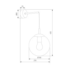 Бра TK Lighting 5387 Esme 1