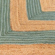 Ковер Tkano из джута с вставками зеленого цвета из коллекции Ethnic, 200х300 см TK22-DR0022 3