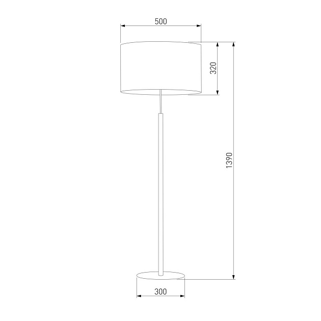 Торшер TK Lighting 5218 Deva Graphite Фото № 2