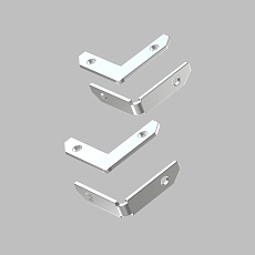 Комплект угловых соединителей шинопровода Denkirs Smart One (4 шт.) TR2027-AL