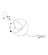 Настольная лампа Lucide Blub 06512/01/30 2