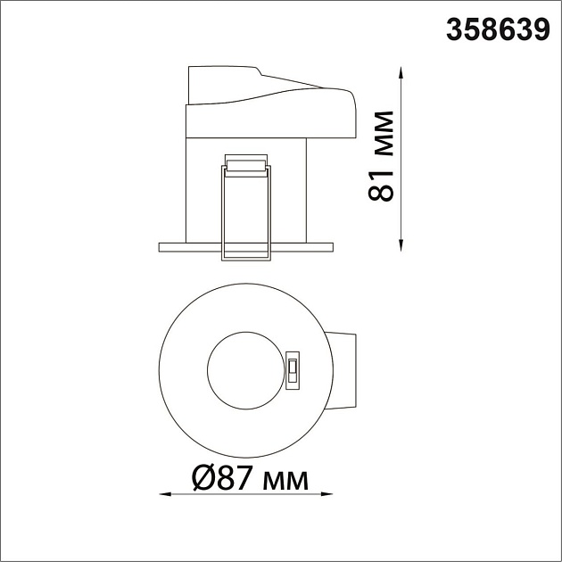 Встраиваемый светодиодный светильник Novotech Spot Regen 358639 Фото № 6