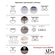 Подвесной светодиодный светильник Arte Perfetto Luce Rimini S511.1.80.A.4000 1