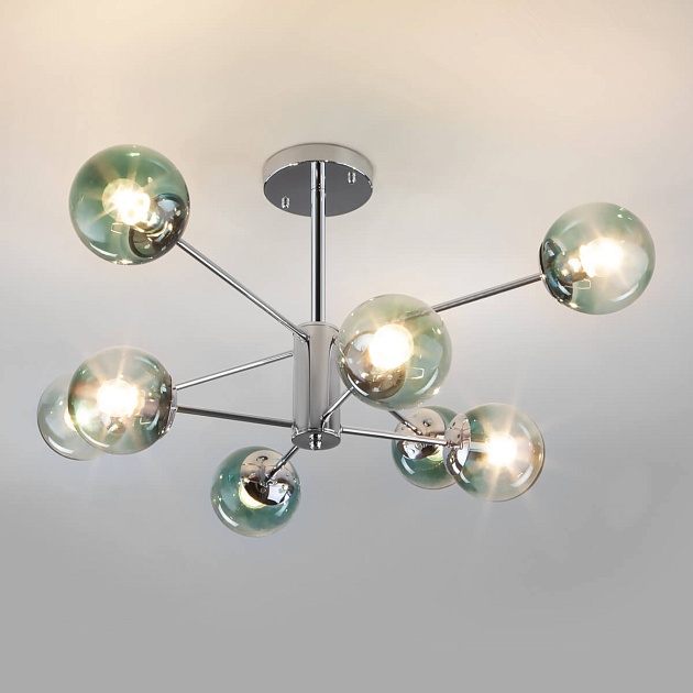 Потолочная люстра Eurosvet Ascot 30166/8 хром изображение 4 Потолочная люстра Eurosvet Ascot 30166/8 хром Фото № 4