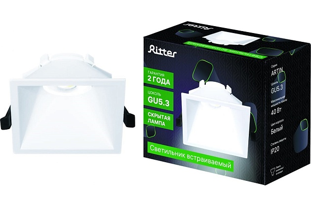 Встраиваемый светильник Ritter Artin 51437 4 изображение 3 Встраиваемый светильник Ritter Artin 51437 4 Фото № 3