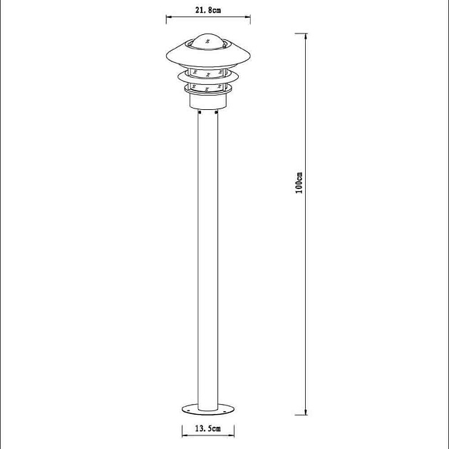 Уличный светильник Lucide Zico 11874/99/30 изображение 4 Уличный светильник Lucide Zico 11874/99/30 Фото № 4