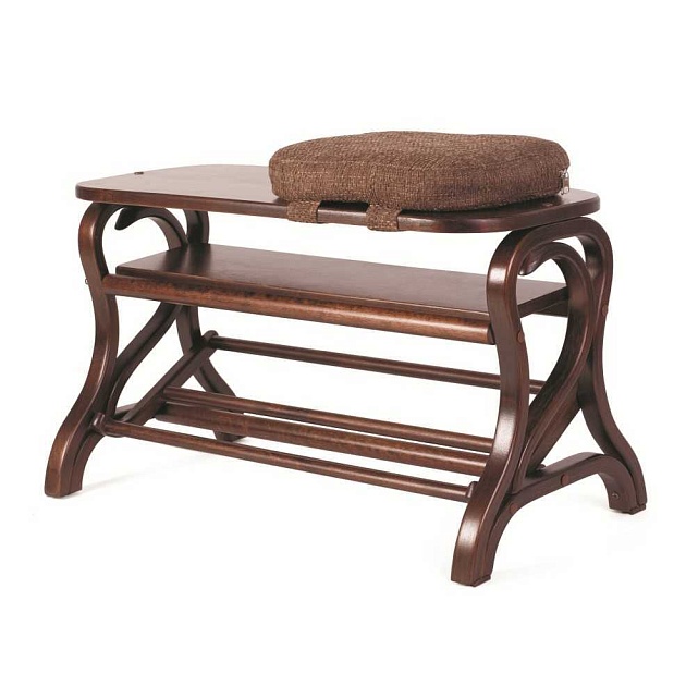 Обувница Мебелик Диана коричневый 001900 Фото № 1