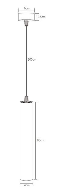 Подвесной светодиодный светильник Fiberli Tube480WW 12110303 Фото № 2