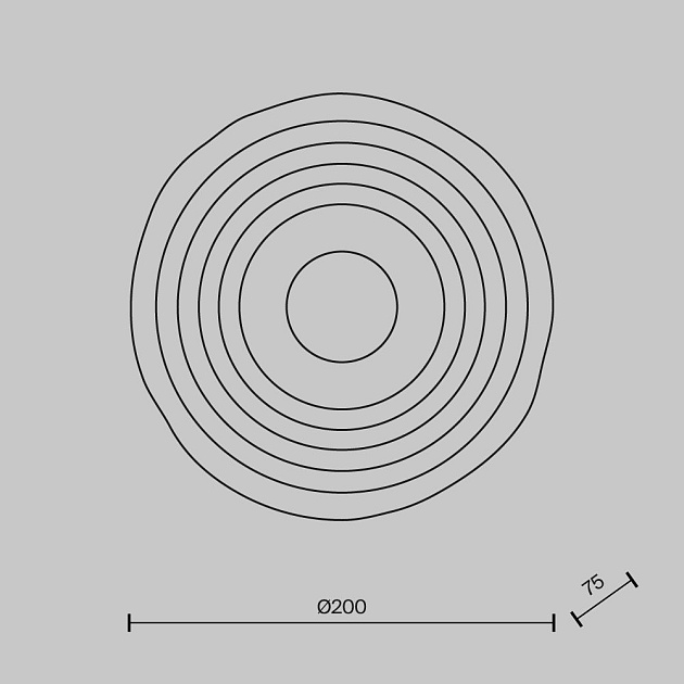 Настенный светодиодный светильник Maytoni Sparkle MOD343WL-L5BS3K Фото № 3