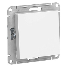 Переключатель одноклавишный Systeme Electric AtlasDesign 10A 250V белый ATN000161