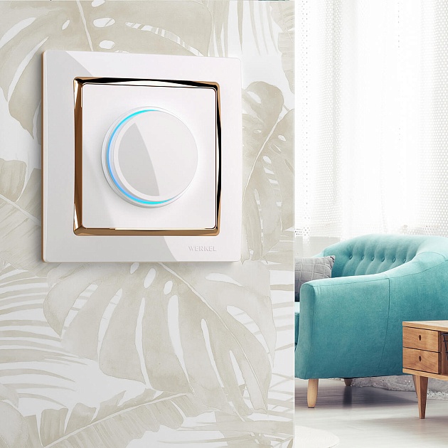 Диммер с подсветкой Werkel белый W1142101 4690389155260 изображение 4 Диммер с подсветкой Werkel белый W1142101 4690389155260 Фото № 4