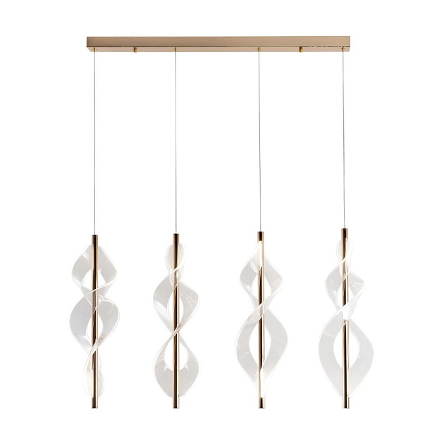 Подвесной светодиодный светильник Modelux Modestyle MS.3028.4 GD Фото № 1