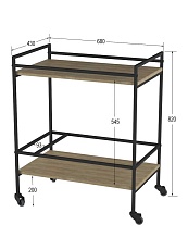 Сервировочный стол Мебелик Спич 006948 2