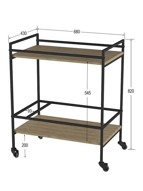 Сервировочный стол Мебелик Спич 006948 Фото № 3