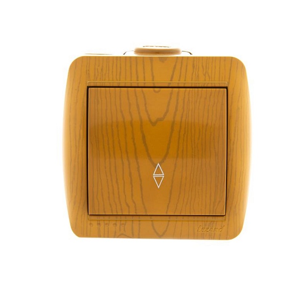 Выключатель проходной Lezard Nata ольха 710-0700-105 изображение 1 Выключатель проходной Lezard Nata ольха 710-0700-105 Фото № 1