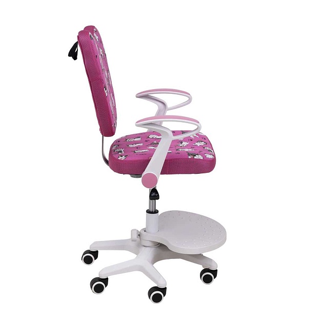 Детское кресло AksHome Catty фуксия с котятами, ткань 84764 Фото № 14