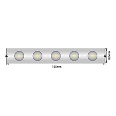 Светодиодная влагозащищенная лента SWG 18W/m 48LED/m 2835SMD теплый белый 5M SWG-248-24-WW20/45-67 008217