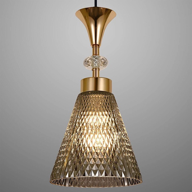 Подвесная люстра Reluce 02005-0.9-06 Smoke изображение 2 Подвесная люстра Reluce 02005-0.9-06 Smoke Фото № 2