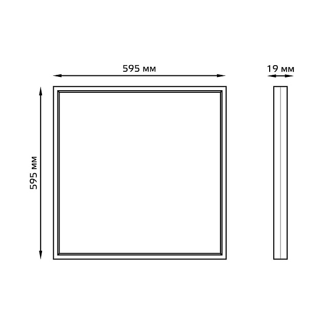 Потолочный светодиодный светильник Gauss 842123240 изображение 3 Потолочный светодиодный светильник Gauss 842123240 Фото № 3
