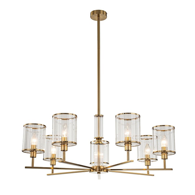 Подвесная люстра Indigo Dante 13022/7R Brass V000410 Фото № 1